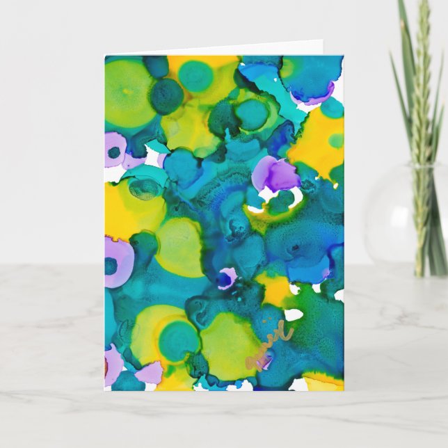 Universell joy Blank Note-kort Tack Kort (Framsida)