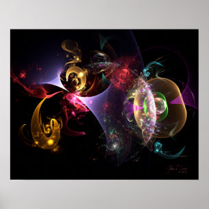 Universell Karta (20 x 16) Poster