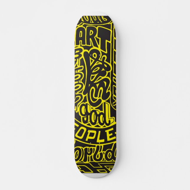 Universell kortlek mini skateboard bräda 18,7 cm (Framsida)