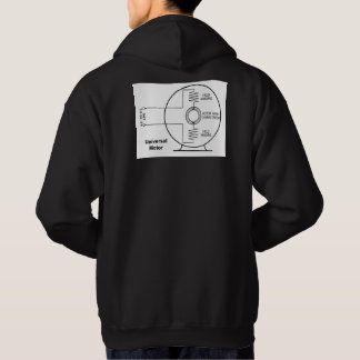 Universell Motordiagram på PULLOVER-HUUVA Hoodie