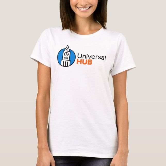 Universell navlogotypskjorta t shirt (Framsida)