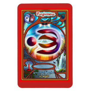 Universell symbol för förlåtelse magnet