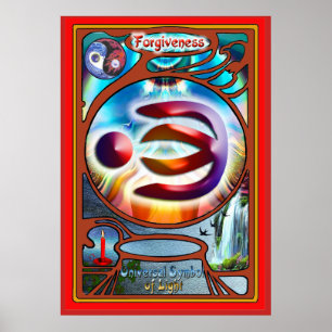 Universell symbol för förlåtelse poster