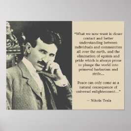 Universell upplysning - Tesla-Poster Poster
