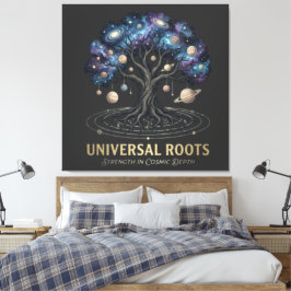 Universella rötter canvastryck