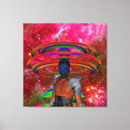 Universellt meddelande canvastryck