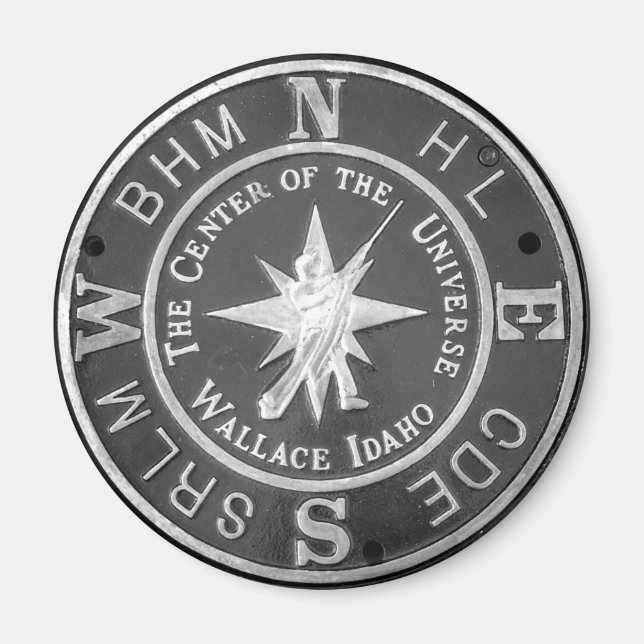 Universidans centrum i Wallace Idaho Magnet (Framsidan)