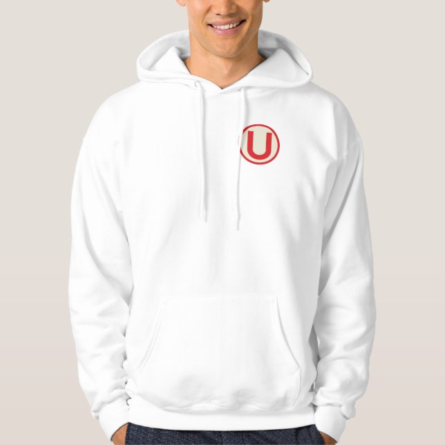 universitario skräddarsy u - hoodie (Framsida)