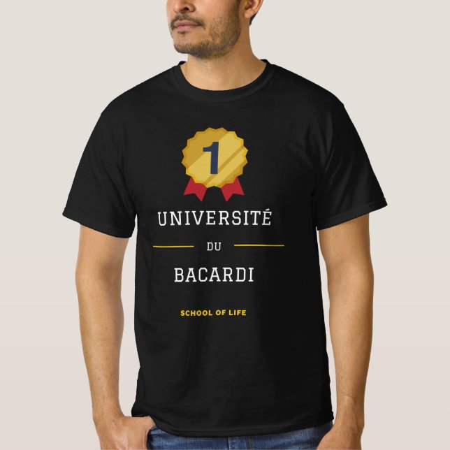 Université du bacardi t shirt (Framsida)