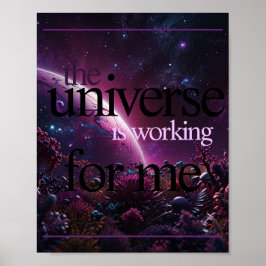 Universitet jobbar åt mig. Lila. Poster