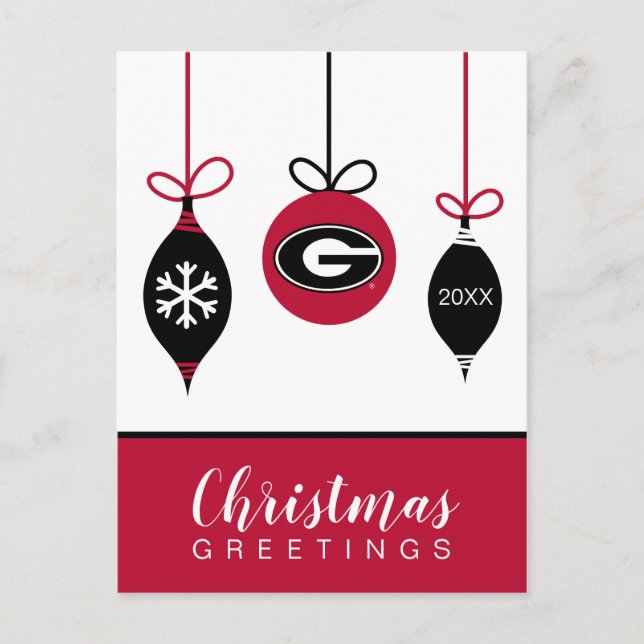 Universiteten av den Georgia | helgdag Helg Vykort (Framsida)