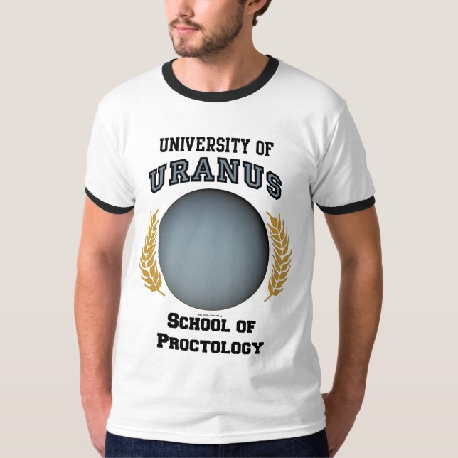 Universiteten av den Uranus T-tröja Tröja (Framsida)