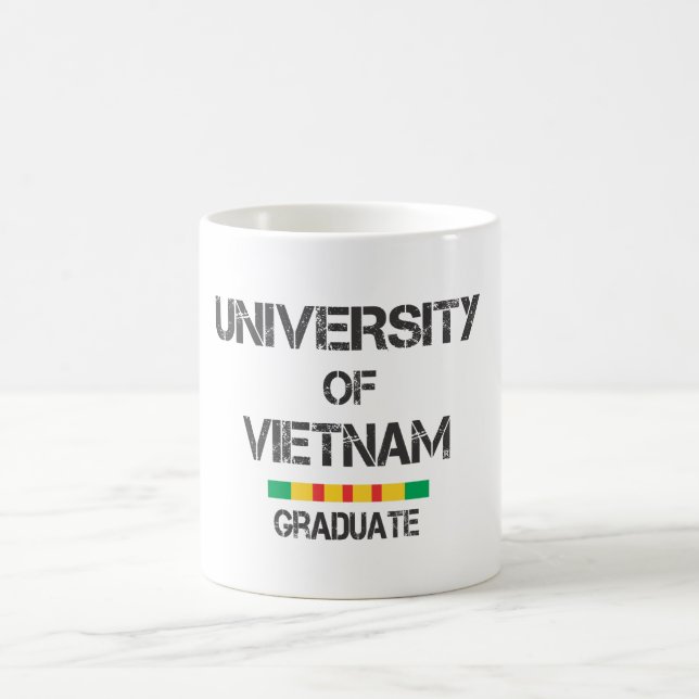 Universiteten av den Vietnam studenten bedrövade 1 Kaffemugg (Center)