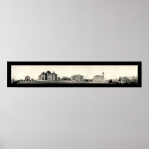 Universiteten av det Kansas fotoet 1908 Poster