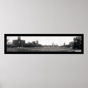Universiteten av det Missouri fotoet 1910 Poster