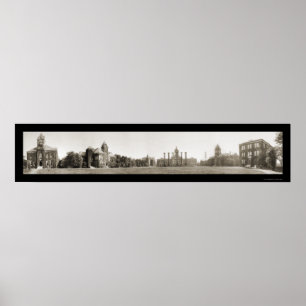 Universiteten av det Missouri fotoet 1910 Poster