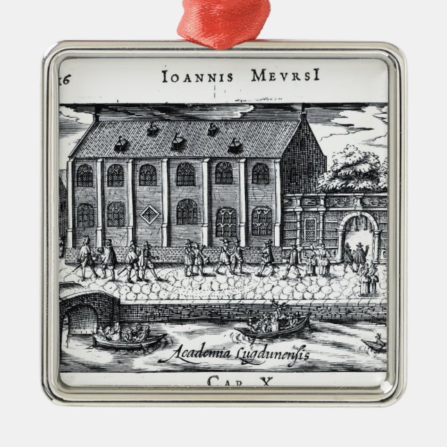 Universiteten av Leiden, 'en holländska Athens Julgransprydnad Metall (Framsidan)