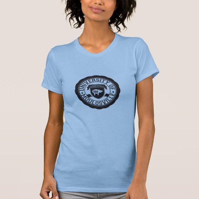 Universiteten av Moulosville Tee Shirt (Framsida)