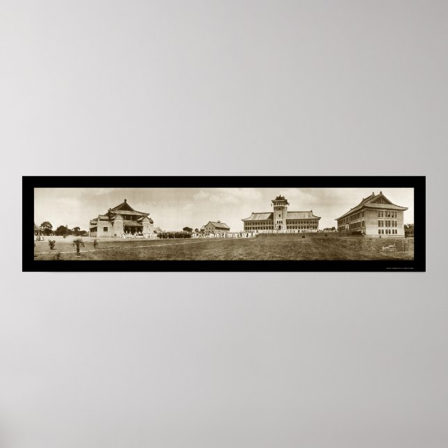 Universiteten av Nankningsfoto 1920 Poster (Framsidan)