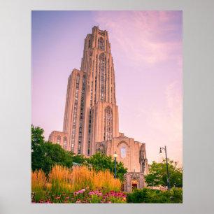 Universiteten av Pittsburgh-katedralen Learning Ca Poster