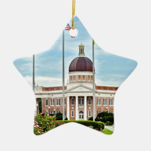 Universiteten av sydliga Mississippi Julgransprydnad Keramik