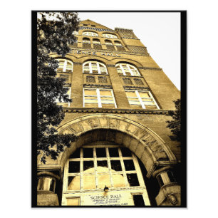 Universiteten av Wisconsin-Madison vetenskap Hall Fototryck