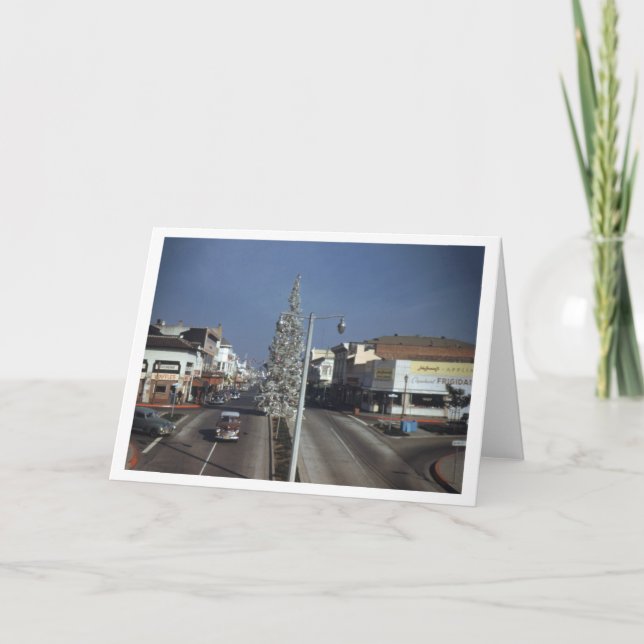 Universiteten Ave. på 1950-talets hälsningskort Kort (Framsida)