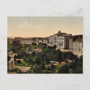 Universiteten, Belgrad, Servia Classic Photochrom Vykort