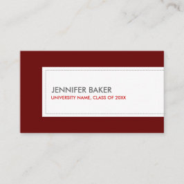 UNIVERSITETEN/COLLEGE STUDENT DEEP RED