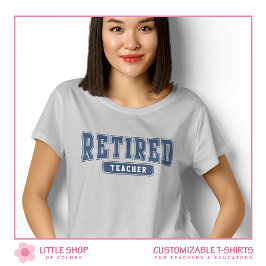Universiteten Collegial Anpassade Retrött Lärare T Shirt
