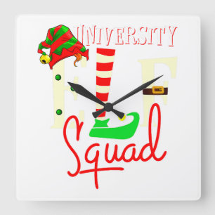 Universiteten Elf Squad julgåva till Universiteten Fyrkantig Klocka