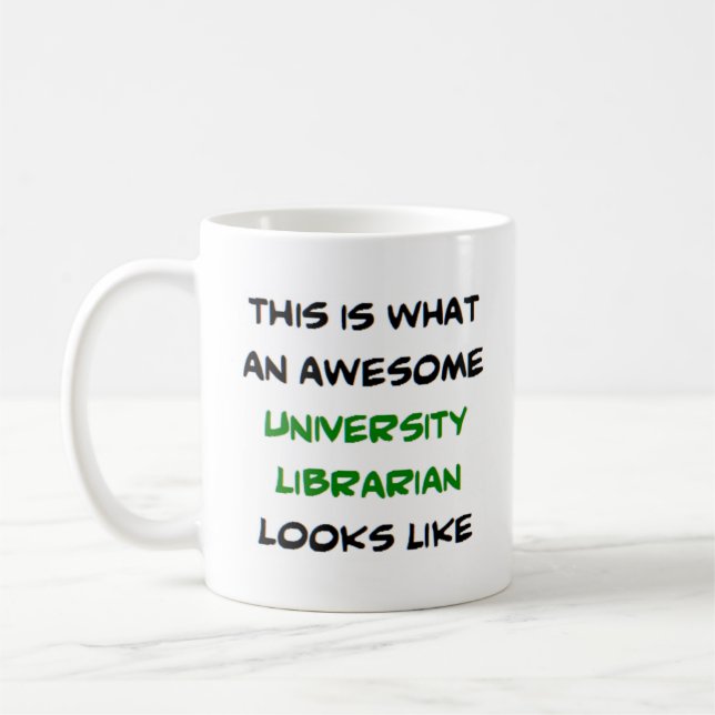 universiteten, fantastisk kaffemugg (Vänster)