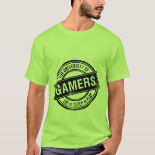 Universiteten för GrungedobbelT-tröja av Gamers T-shirt