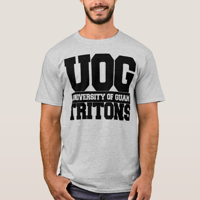 Universiteten för GUAM SPRINGA 671 T-shirt (Framsida)