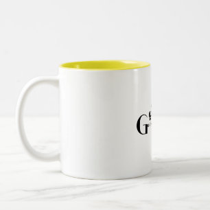 Universiteten Gult Emblem Mugg