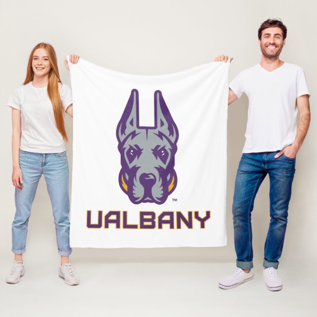 Universiteten i Albany Great dane Fleecefilt (På plats)