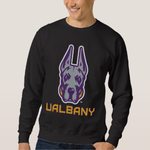 Universiteten i Albany Great dane Lång Ärmad Tröja