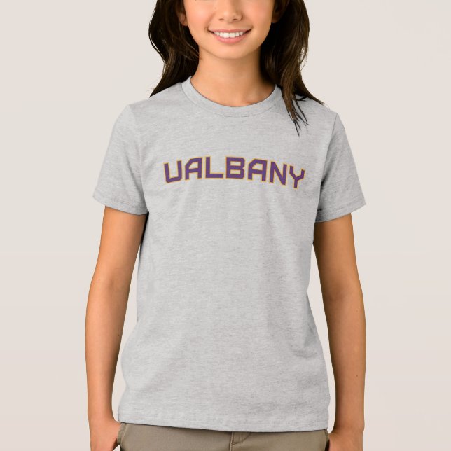 Universiteten i Albany Wordmark T Shirt (Framsida)