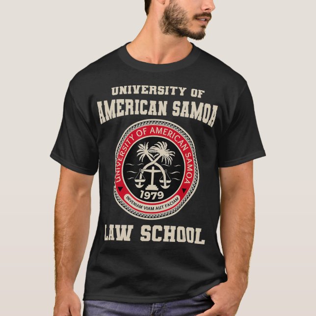 Universiteten i American Samoa Law School _1 T Shirt (Framsida)