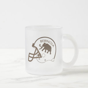 Universiteten i Beringia Football Helmet Frostad Glasmugg