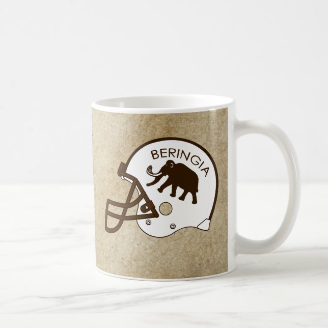 Universiteten i Beringia Football Helmet Kaffemugg (Höger)