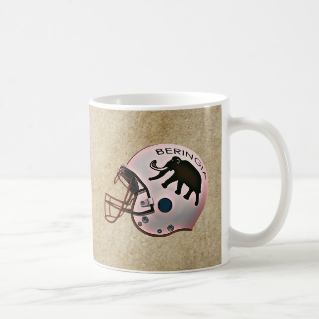 Universiteten i Beringia Football Helmet Kaffemugg (Höger)