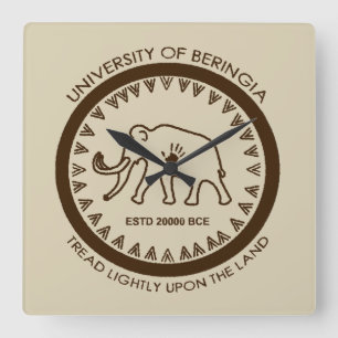 Universiteten i Beringia Mammoth Fyrkantig Klocka