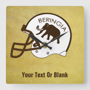 Universiteten i Beringia Mammoth Helmet Fyrkantig Klocka