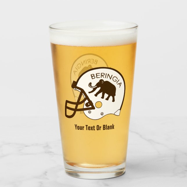 Universiteten i Beringia Mammoth Helmet Glaskopp (Framsida fylld)