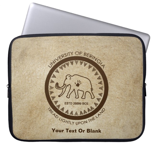 Universiteten i Beringia Mammoth Laptop Sleeve (Framsidan)