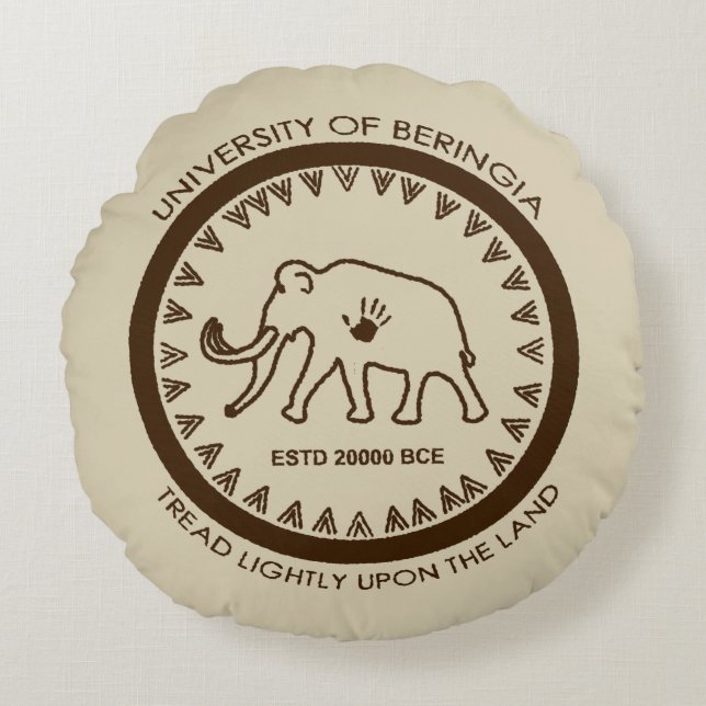 Universiteten i Beringia Mammoth Rund Kudde (Framsidan)