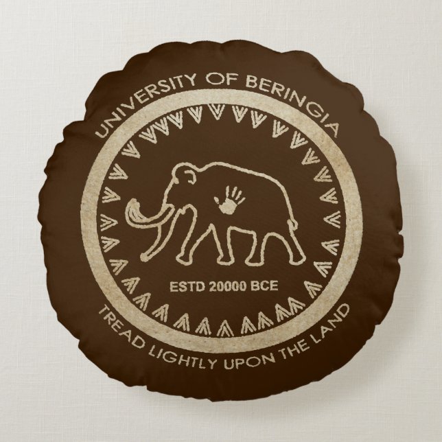 Universiteten i Beringia Mammoth Rund Kudde (Framsidan)