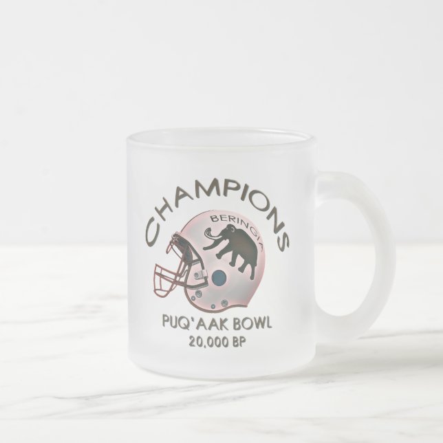 Universiteten i Beringia Puq'aak Bowl-mästerskapet Frostad Glasmugg (Höger)