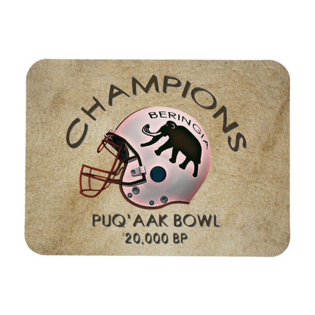 Universiteten i Beringia Puq'aak Bowl-mästerskapet Magnet (Horisontell)